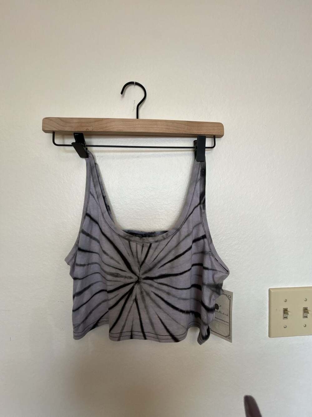 The Himalaya Handmade Tie Dye Crop Top